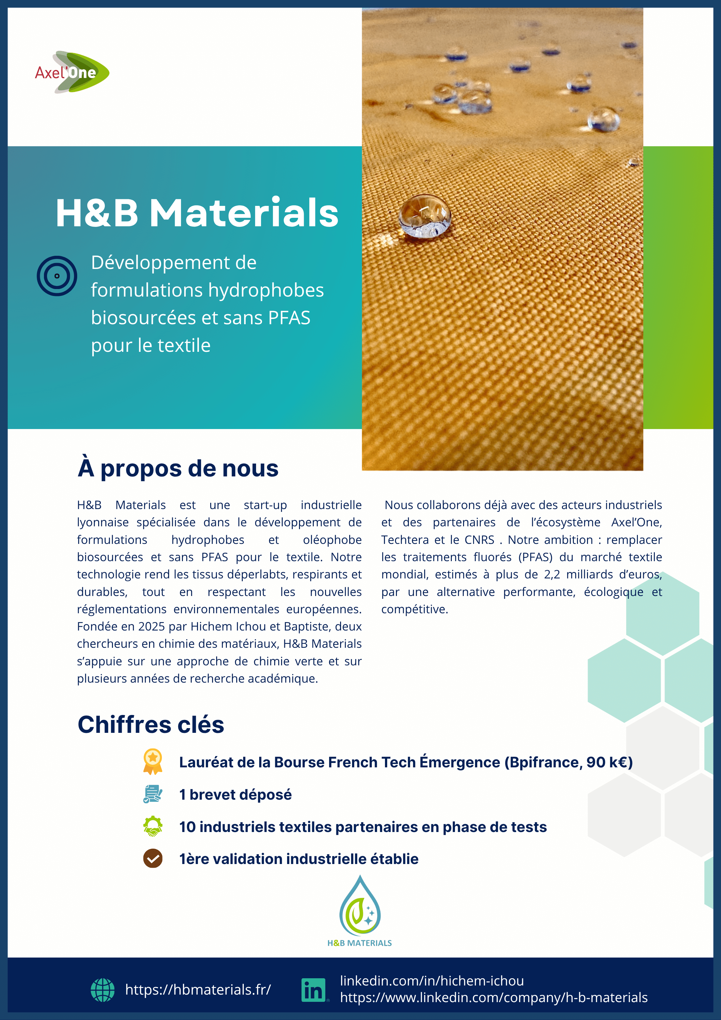 Fiche hébeergé H&B Materials